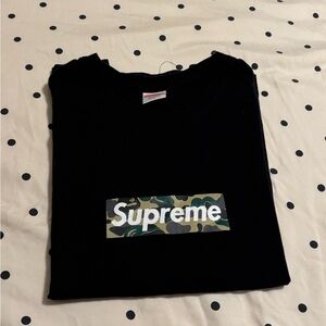 Supreme Black Cotton Tee
